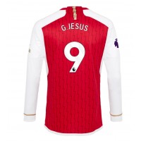 Fotballdrakt Herre Arsenal Gabriel Jesus #9 Hjemmedrakt 2023-24 Langermet